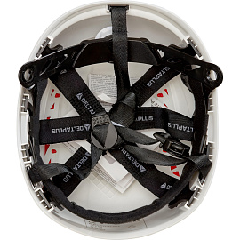 Каска защитная для работ на высоте Delta Plus Granite Wind белая с храповым механизмом (GRAWIBCFL)