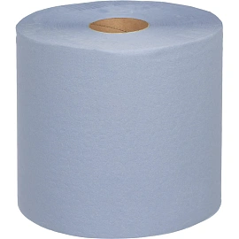 Бумага протирочная в рулоне Luscan Professional W1 1000 листов 24x36 см голубая 2-слойная