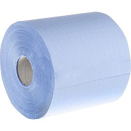 Бумага протирочная в рулоне Luscan Professional W1 1000 листов 24x36 см голубая 2-слойная