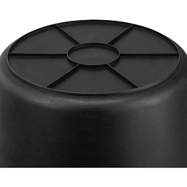 Ведро строительное Сибртех 20 л пластик чёрное (сливной носик, с мерной шкалой)