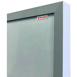 Доска магнитно-маркерная Комус Mobile 180x100 см односекционная с лаковым покрытием (на колёсиках)