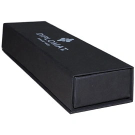 Ручка шариковая Diplomat Traveller Lapis Black цвет чернил синий, цвет корпуса черный (артикул производителя D20000817)