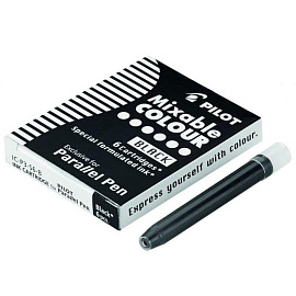 Чернила Pilot Parallel Pen черный (6 штук в упаковке)