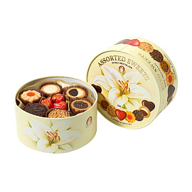 Набор кондитерских изделий Assorted Sweets сдобное печенье и шоколадные конфеты 500 г