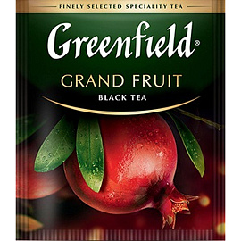 Чай черный Greenfield Grand Fruit 25 пакетиков (розмарин, гранат) фото Чай черный Greenfield Grand Fruit 25 пакетиков (розмарин, гранат)