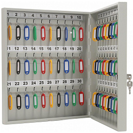 Шкаф для ключей Aiko Key-60 серый на 60 ключей (серый, 355х59х400 мм)
