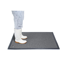 Дезинфекционный коврик Haccper Dezmatta с основой 90х120х1.8 см серый