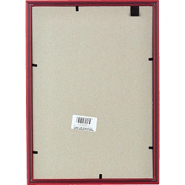 Рамка А4 21x30 см пластиковый багет 14 мм красная