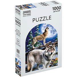 Пазл 1000 эл. ТРИ СОВЫ "Вой на луну