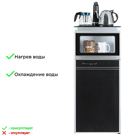 Кулер для воды Ecotronic TB3-LE UV черный (нагрев и охлаждение)