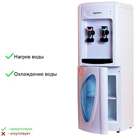 Кулер для воды Aqua Work 0.7LDR белый (нагрев и охлаждение) фото Кулер для воды Aqua Work 0.7LDR белый (нагрев и охлаждение)