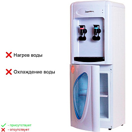 Кулер (раздатчик) для воды Aqua Work 0.7LWR белый (без нагрева и охлаждения)