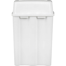Ведро мусорное подвесное Luscan Professional 23 л пластик белое (54x35x24 см)