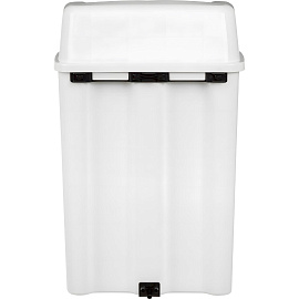 Ведро мусорное подвесное Luscan Professional 23 л пластик белое (54x35x24 см)