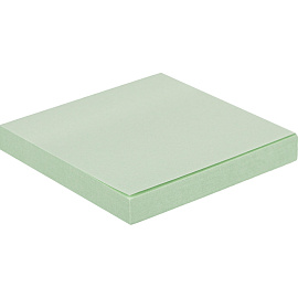 Стикеры Комус 76x76 мм пастельные салатовые (1 блок на 100 листов)