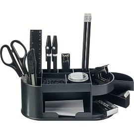 Набор канцелярский Attache пластиковый 16 предметов черный