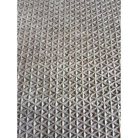 Коврик входной влаговпитывающий ворсовый 90х1000 см темно-коричневый/черный