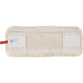 Насадка МОП для швабры-флаундера (плоской) Luscan хлопок 40x11 см бежевая