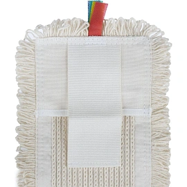 Насадка МОП для швабры-флаундера (плоской) Luscan хлопок 40x11 см бежевая