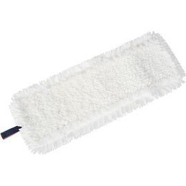 Насадка МОП для швабры-флаундера (плоской) Luscan микрофибра 40x11 см белая