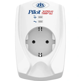Сетевой фильтр ZIS Pilot Single на 1 розетку без шнура