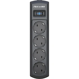 Сетевой фильтр ZIS Pilot m MAX на 4 розетки 1,8 метра