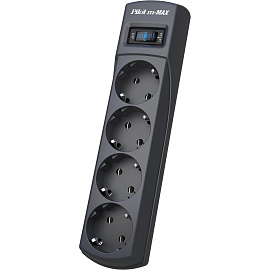 Сетевой фильтр ZIS Pilot m MAX на 4 розетки 3 метра