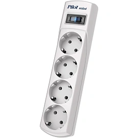 Сетевой фильтр ZIS Pilot mini на 4 розетки 10 метров