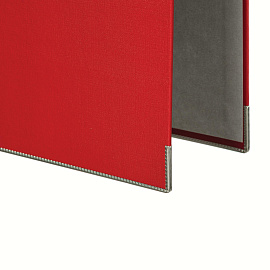 Папка-регистратор Комус Экономи 80 мм красная бумвинил/бумага