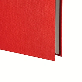 Папка-регистратор Attache Экономи 80 мм красная бумвинил/бумага