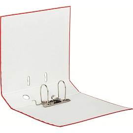 Папка-регистратор Attache Экономи 80 мм красная бумвинил/бумага