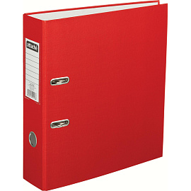 Папка-регистратор Attache Экономи 80 мм красная бумвинил/бумага