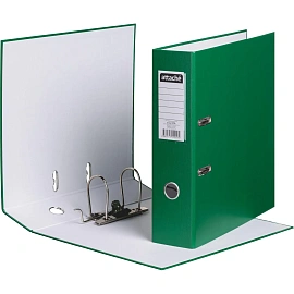 Папка-регистратор Attache Экономи 80 мм зеленая бумвинил/бумага