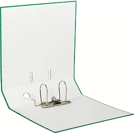 Папка-регистратор Attache Экономи 80 мм зеленая бумвинил/бумага