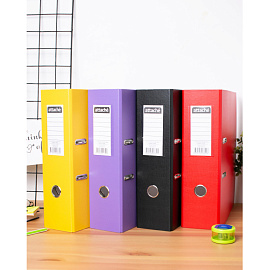 Папка-регистратор Attache Selection Экономи 90 мм чёрная бумвинил/бумага