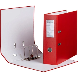 Папка-регистратор Attache Selection Экономи 90 мм красная бумвинил/бумага