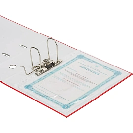 Папка-регистратор Attache Selection Экономи 90 мм красная бумвинил/бумага