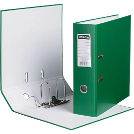 Папка-регистратор Attache Selection Экономи 90 мм зеленая бумвинил/бумага