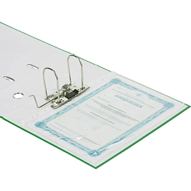 Папка-регистратор Attache Selection Экономи 90 мм зеленая бумвинил/бумага