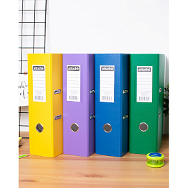 Папка-регистратор Attache Selection Экономи 90 мм зеленая бумвинил/бумага