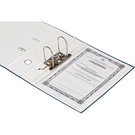 Папка-регистратор Attache Selection Экономи 90 мм синяя бумвинил/бумага