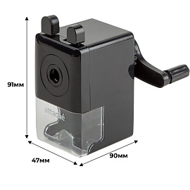 Точилка механическая для карандашей Attache Economy черная