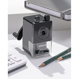 Точилка механическая для карандашей Attache Economy черная