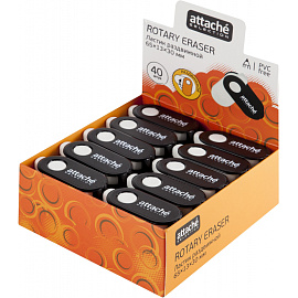 Ластик Attache Selection из синтетического каучука овальный 65x30x13 мм