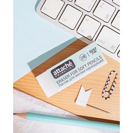 Ластик Attache Selection из синтетического каучука прямоугольный 61x21x11 мм