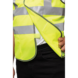 Жилет сигнальный Тип 8Т лимонный с СОП размер M (44-46)
