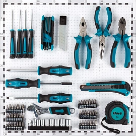 Набор инструмента универсальный Bort BTK-82 82 предмета (91279149) фото Набор инструмента универсальный Bort BTK-82 82 предмета (91279149)