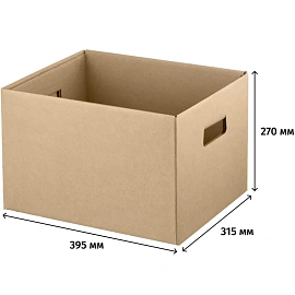 Короб архивный Т24 Attache 395х315х270 мм из гофрокартона