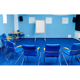 Флипчарт магнитно-маркерный 70х100 см на роликах двухсторонний Attache