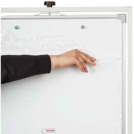 Флипчарт магнитно-маркерный 70х100 см на роликах двухсторонний Attache